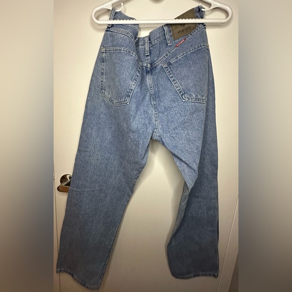 Men’s Wrangler denim blue jeans 34 X 30 - Picture 2 of 4